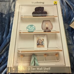 3 tier wall shelf
